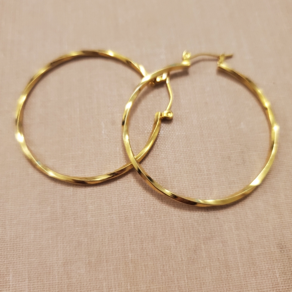 Hoop earrings